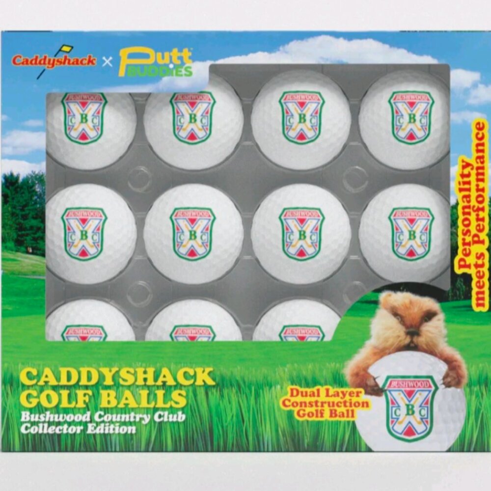 Caddyshack Bushwood Country Club Golf Balls Collector Edition Dozen NEW
